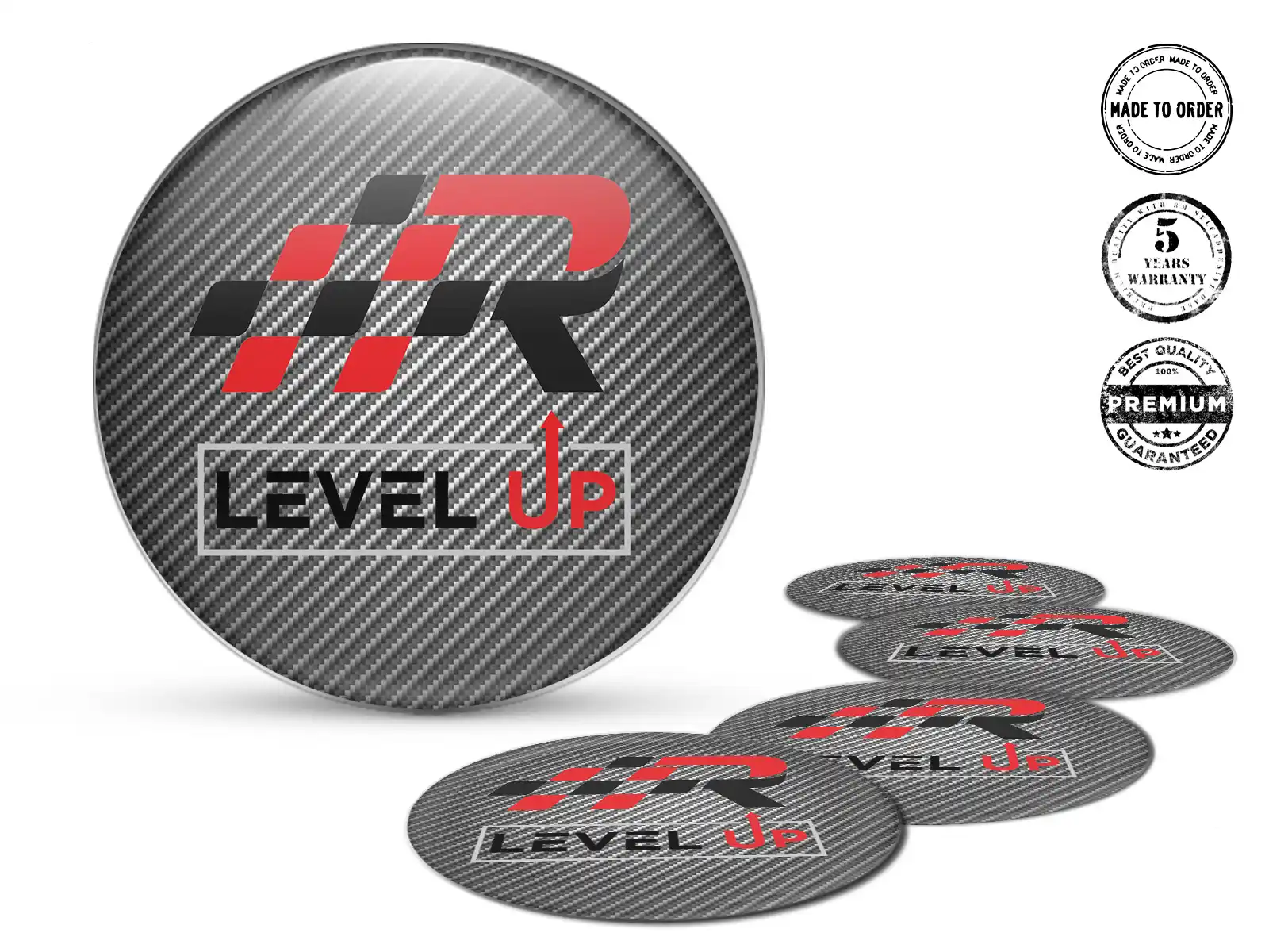 Domed Stickers High Quality Quantum Nexus